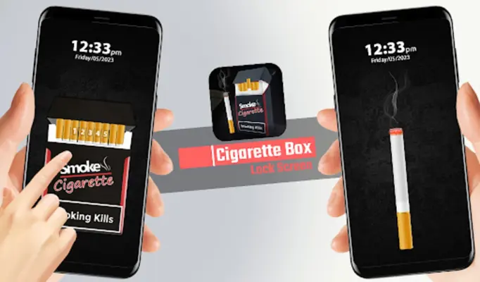 CigaretteBoxLockScreen android App screenshot 1